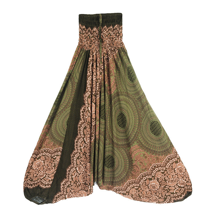 Women's Fashion Personality Bohemian Saggy Pants