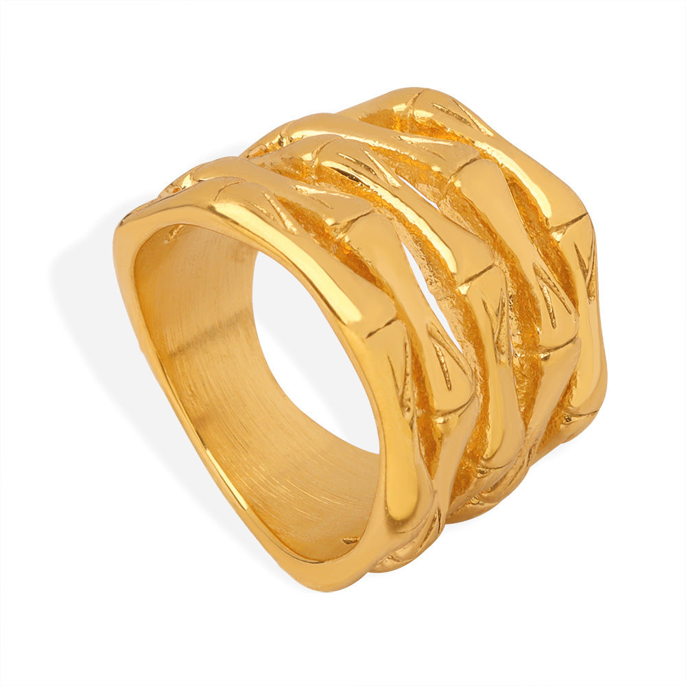 New Simple Multi-layer Bamboo Ring