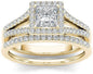 European And American Couple Ring Gold-plated Inlaid