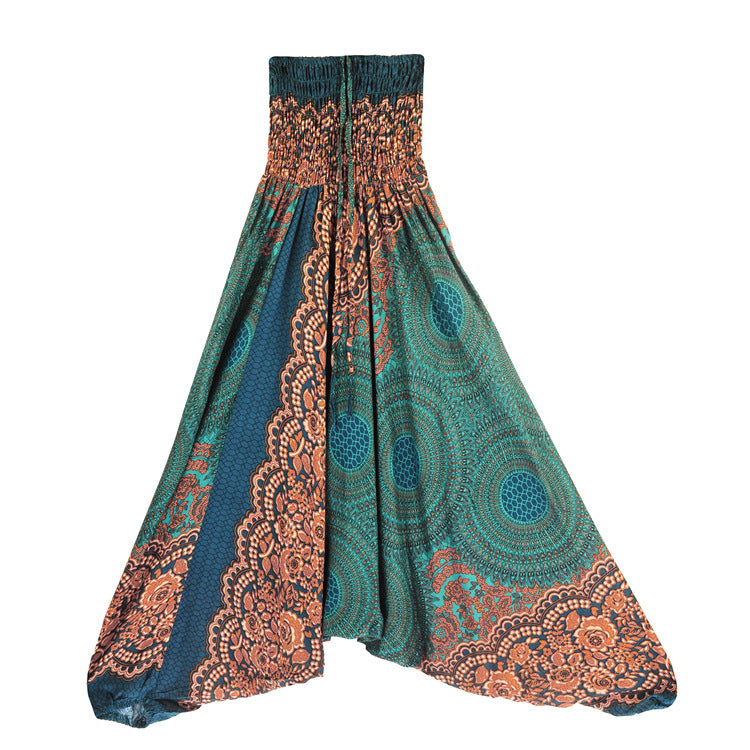 Women's Fashion Personality Bohemian Saggy Pants
