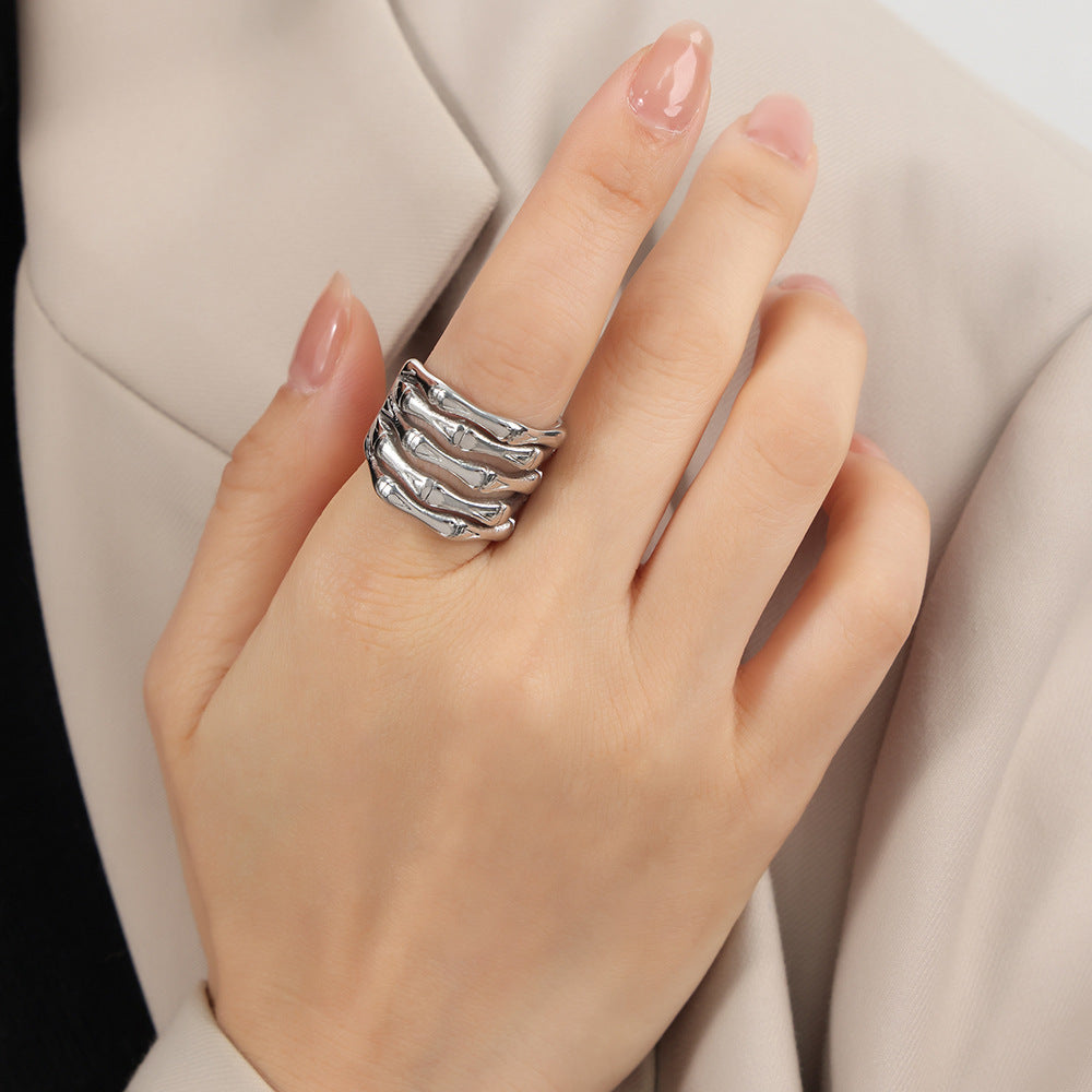 New Simple Multi-layer Bamboo Ring