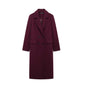 Double Row Ornament Long Overcoat Outerwear