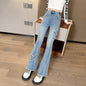 Denim Bell-bottom Pants Casual Children Pants