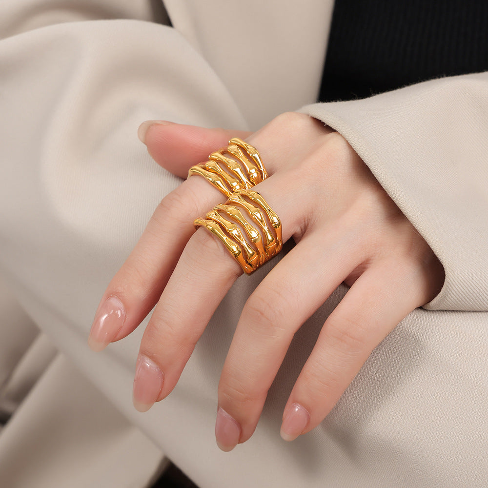 New Simple Multi-layer Bamboo Ring