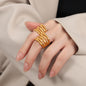 New Simple Multi-layer Bamboo Ring