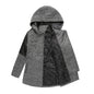 Women's Hooded Woolen Coat Warm Jacket
