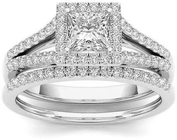 European And American Couple Ring Gold-plated Inlaid